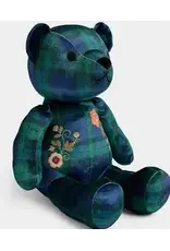 Johnny Was Johnny Was Mingo Plaid Embroidered Velvet Bear