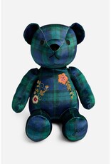 Johnny Was Johnny Was Mingo Plaid Embroidered Velvet Bear