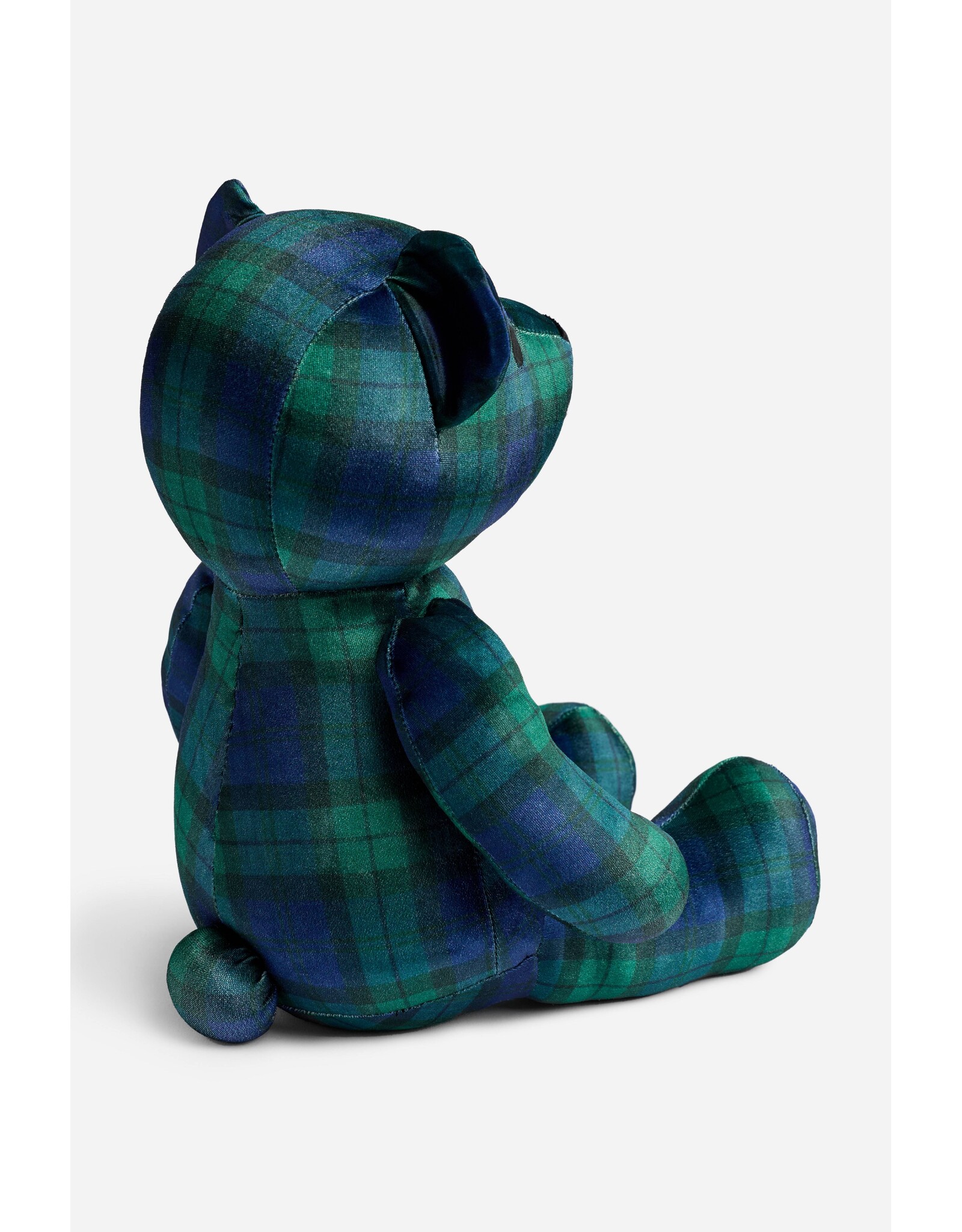 Johnny Was Johnny Was Mingo Plaid Embroidered Velvet Bear