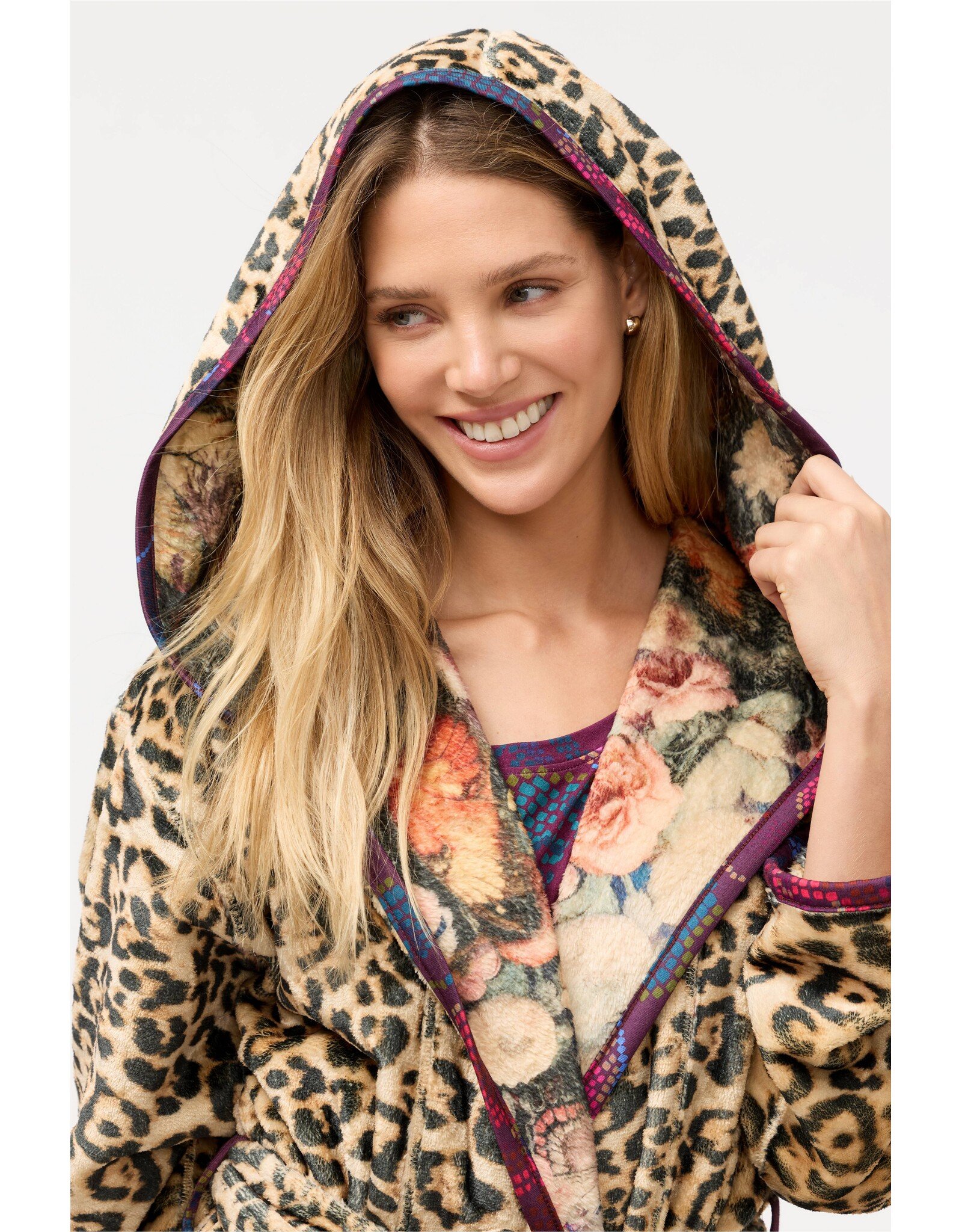 Johnny Was Johnny Was Aditi Robe (Reversible) Leopard