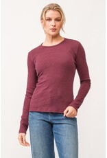 Dear John Denim Dear John Nina Long Sleeve Tee Pomegranate
