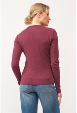 Dear John Denim Dear John Nina Long Sleeve Tee Pomegranate
