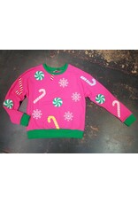 Peppermint Candy Cane Pullover