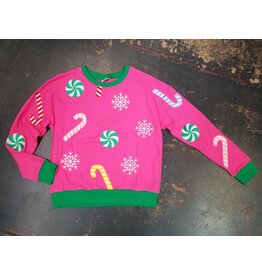 Peppermint Candy Cane Pullover