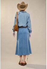 Randi Western Embroidered Pearl Snap Shirt