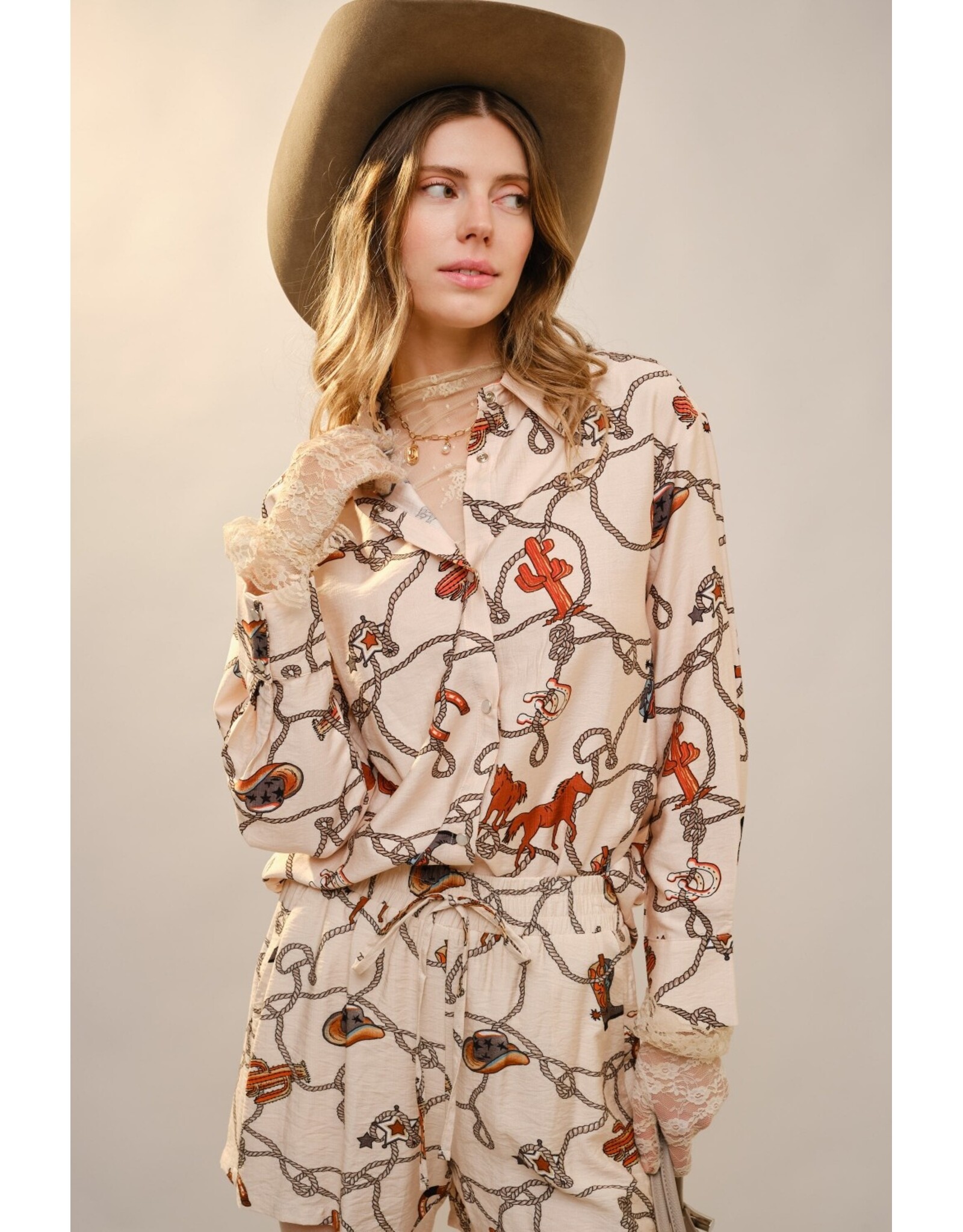Winona Western Pearl Snap Shirt