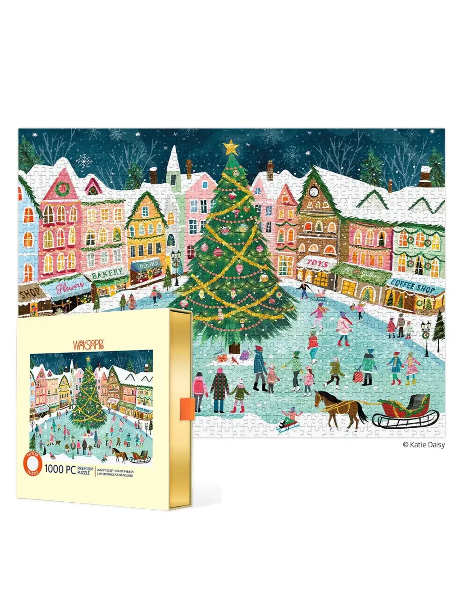 Town Square 1000 Piece Jigsaw Puzzle