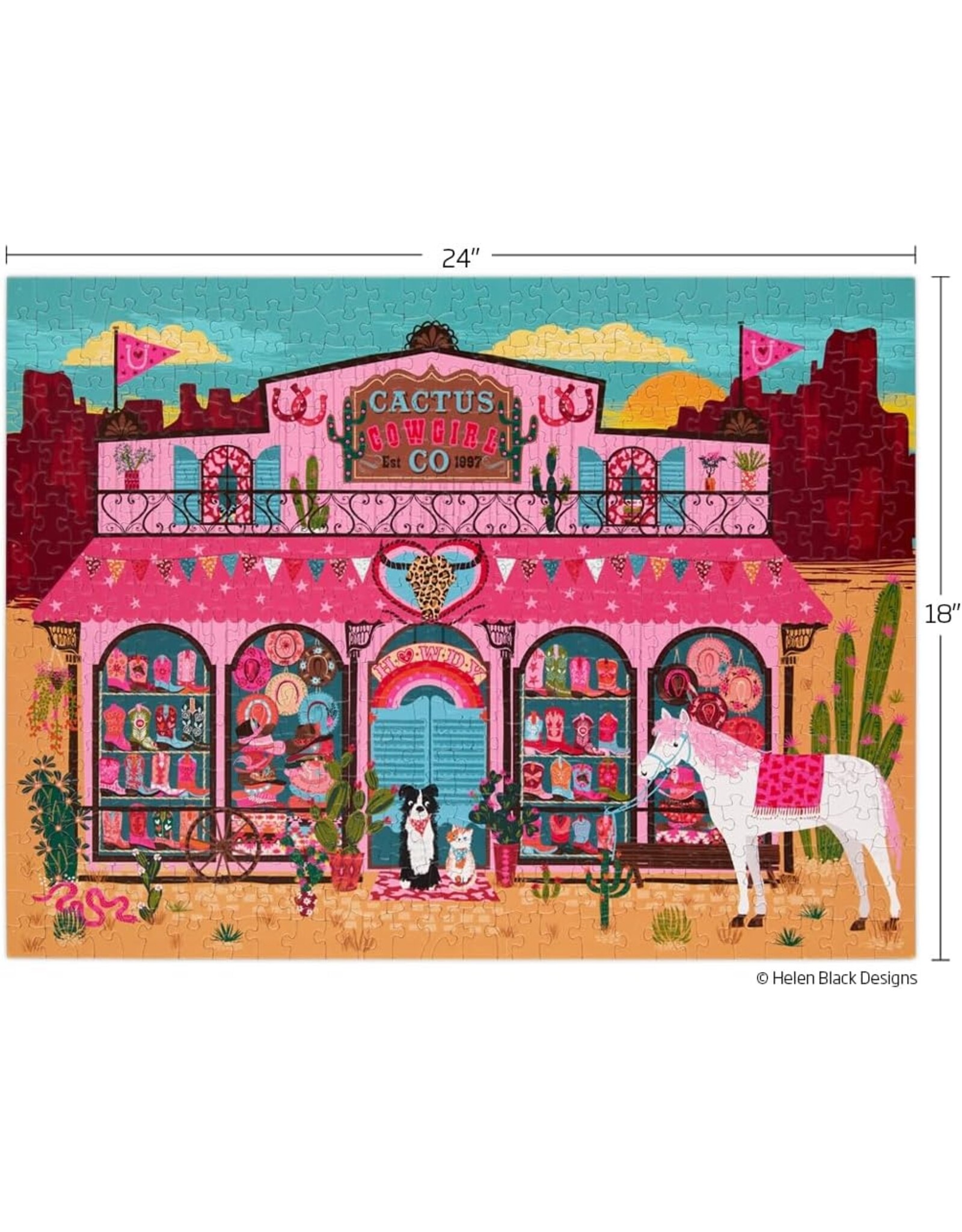 Cactus Cowgirl Co. 500 Piece Puzzle