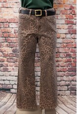 Dear John Denim Dear John Anika Straight Leg Jeans Shadow Leopard