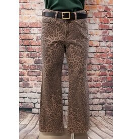 Dear John Denim Dear John Anika Straight Leg Jeans Shadow Leopard