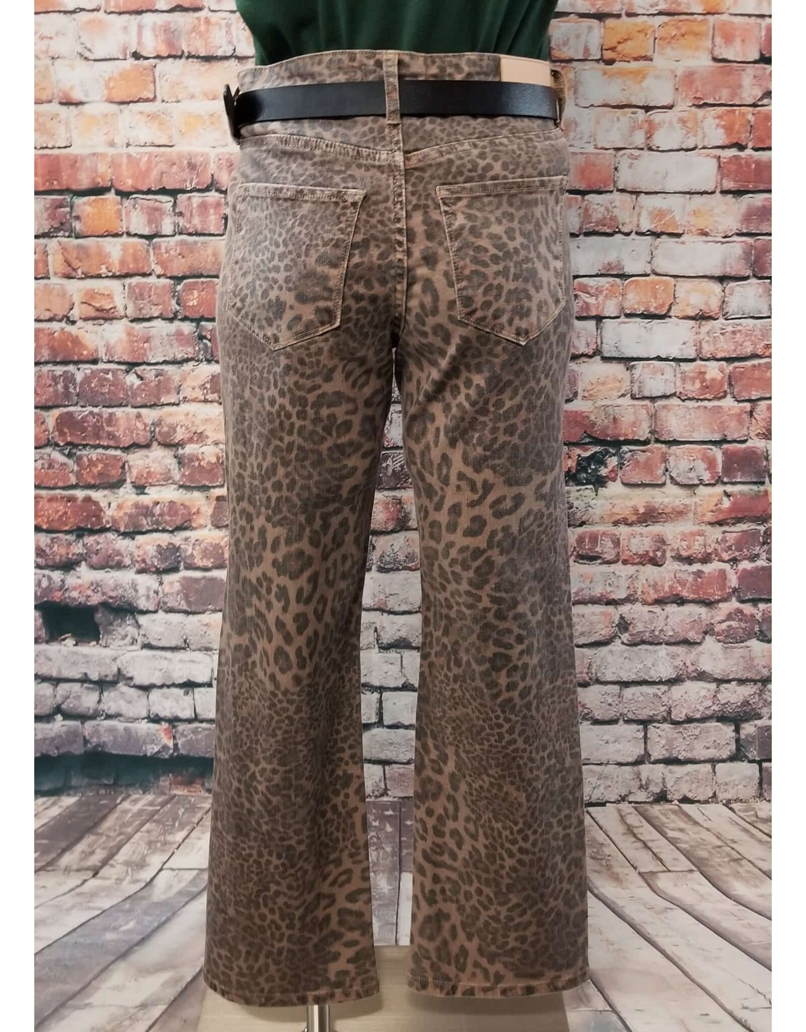 Dear John Denim Dear John Anika Straight Leg Jeans Shadow Leopard
