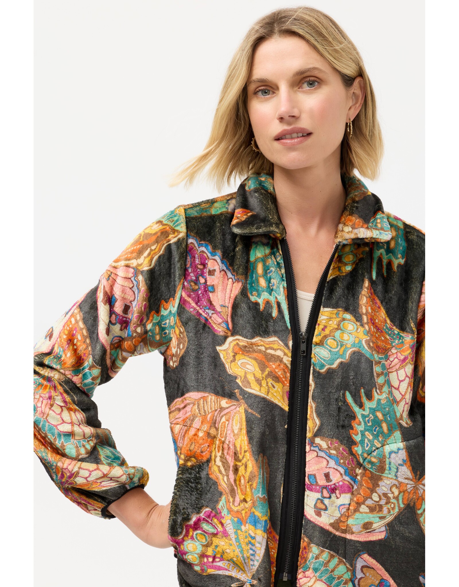 Johnny Was Johnny Was Esther Sherpa Jacket - Ofelia Scarf