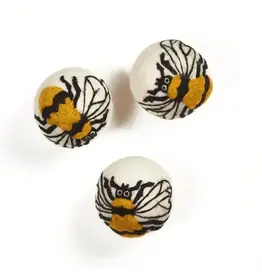 Wool Dryer Balls Set of 3 Bumblebee