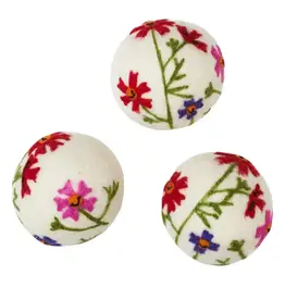 Wool Dryer Balls Set of 3 Wildflower