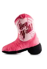 Pink Cowgirl Boot Dog Toy