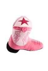 Pink Cowgirl Boot Dog Toy