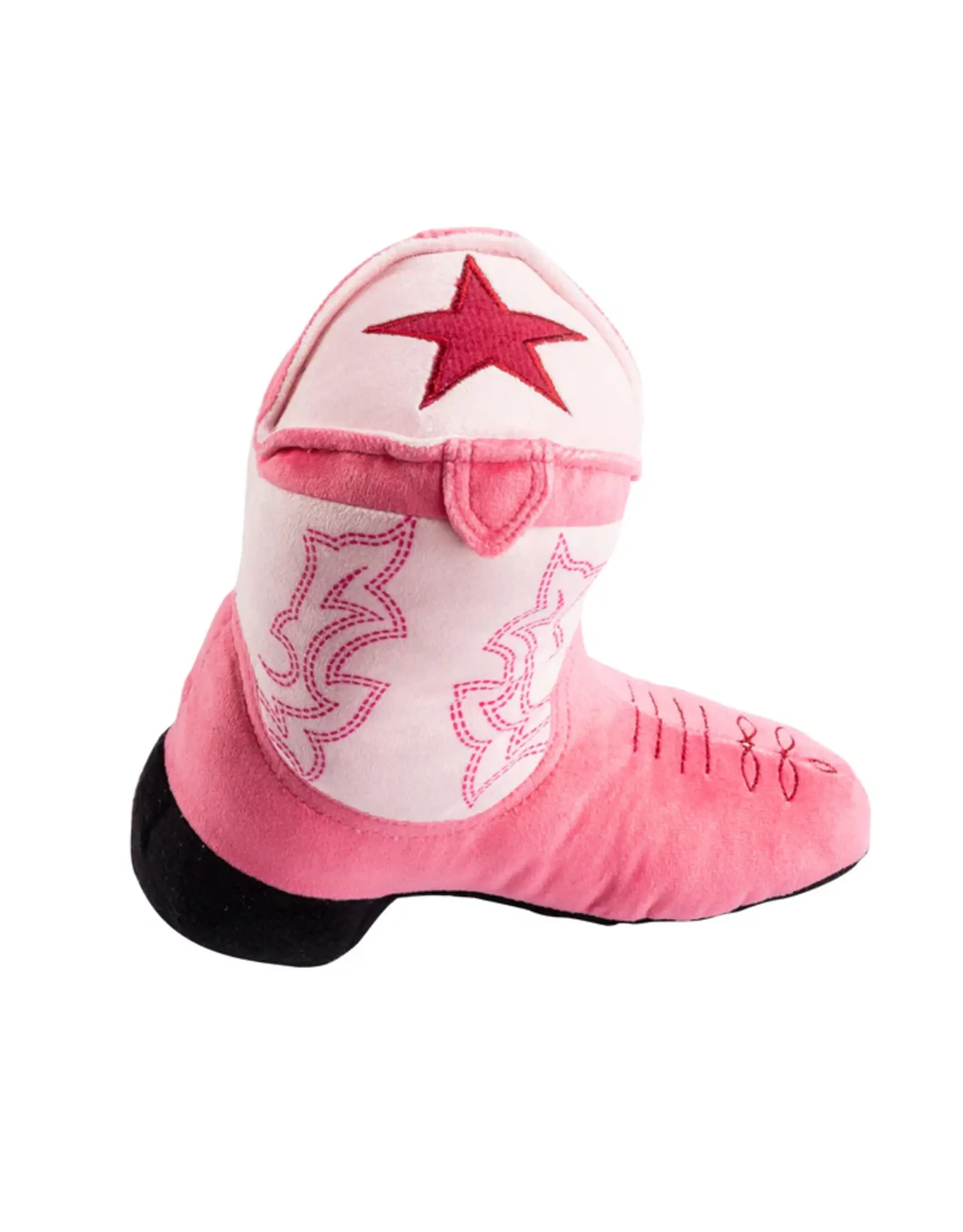 Pink Cowgirl Boot Dog Toy