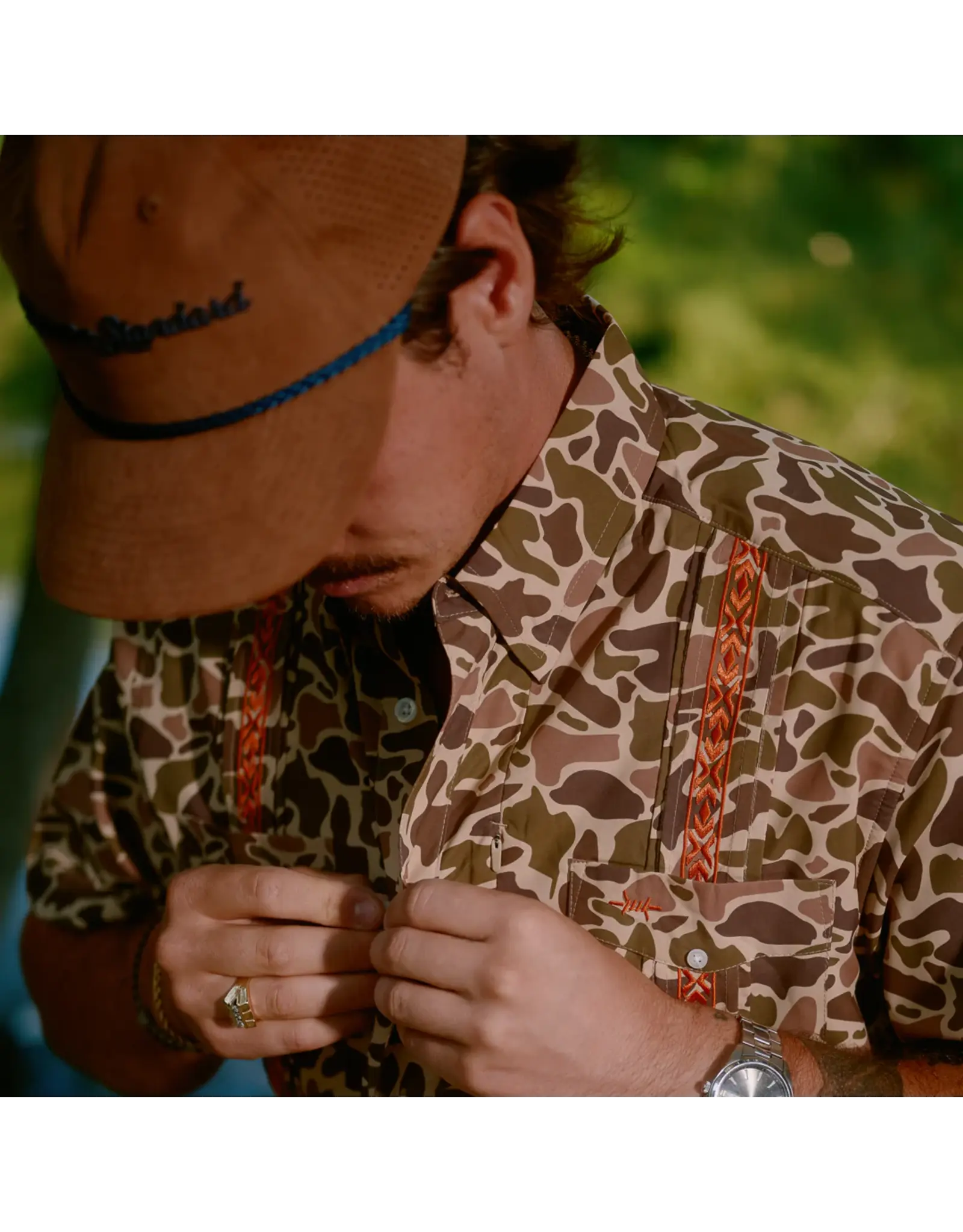 Texas Standard Guayabera Libre Camo