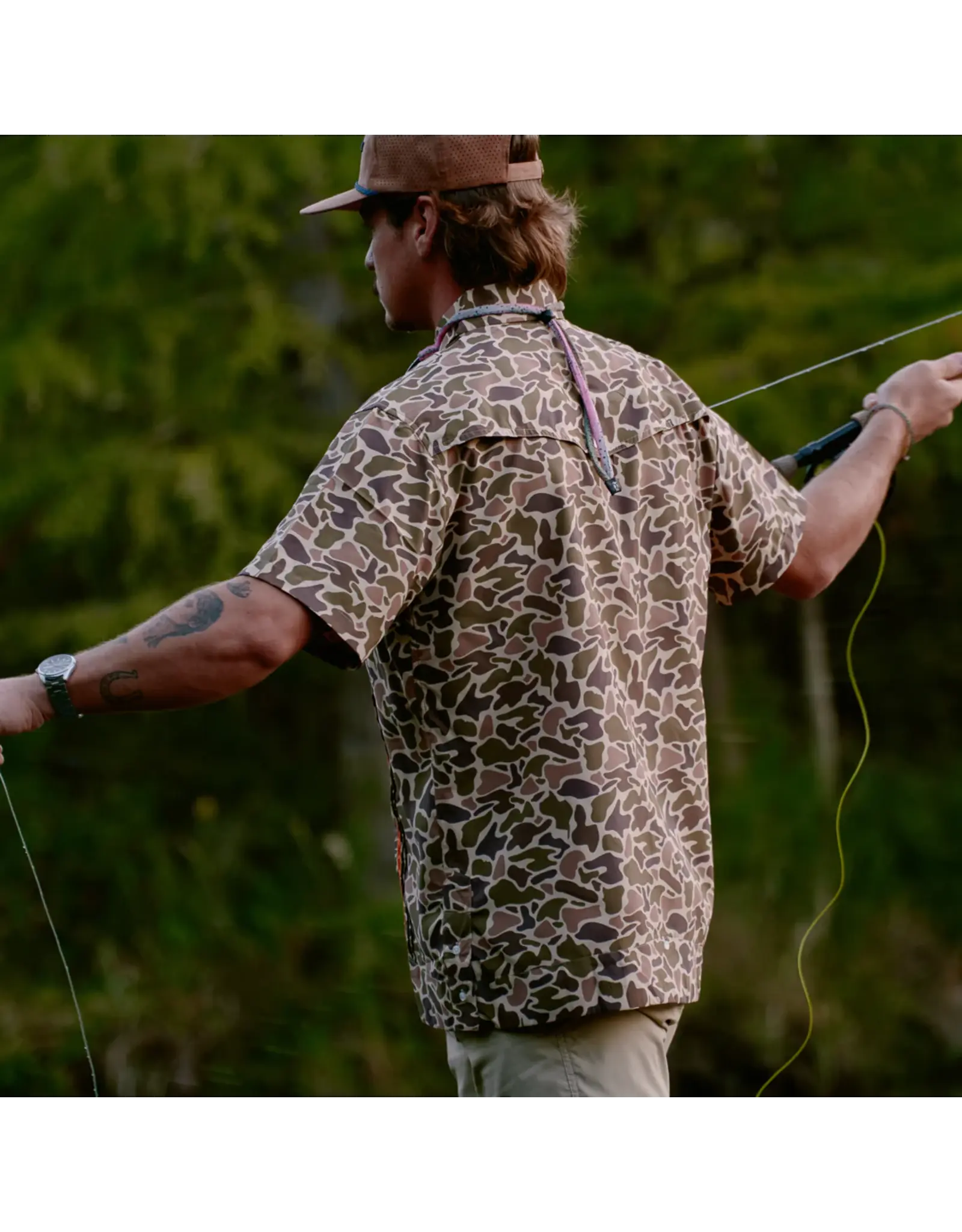 Texas Standard Guayabera Libre Camo