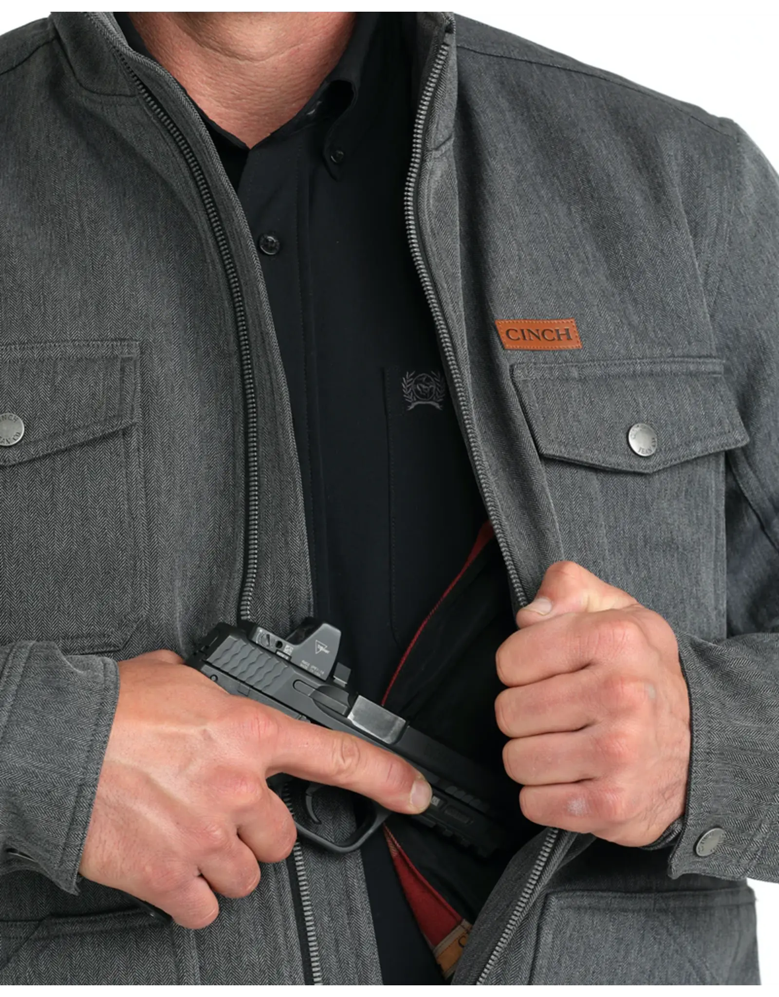 Cinch Cinch Men's  Conceal Carry Jacket Black