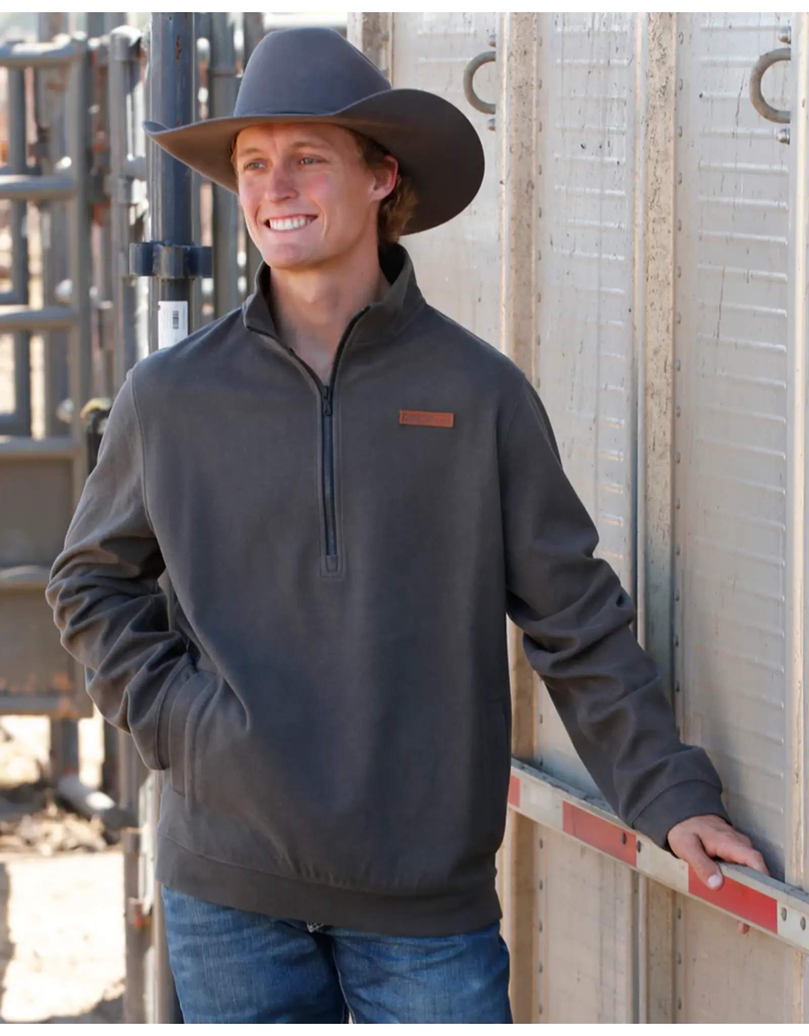 Cinch Cinch Mens Half Zip Pullover