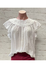 Ivy Jane Ivy Jane Jacquard Ruffle Top