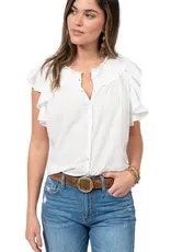 Ivy Jane Ivy Jane Jacquard Ruffle Top