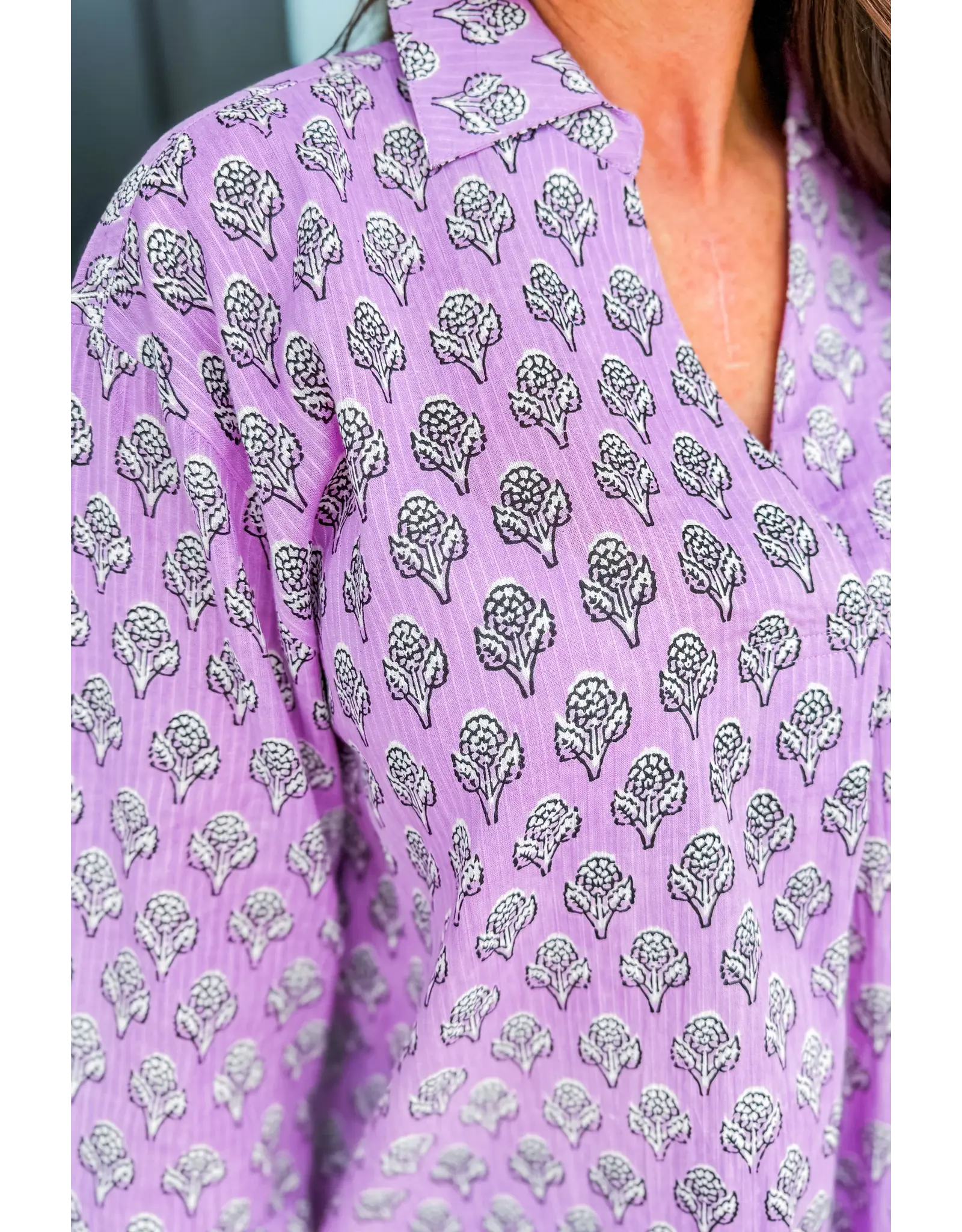 Ivy Jane Ivy Jane Block Print Shirt