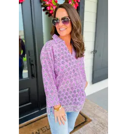 Ivy Jane Ivy Jane Block Print Shirt