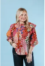 Ivy Jane Ivy Jane Patchwork Peasant Top