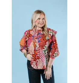 Ivy Jane Ivy Jane Patchwork Peasant Top