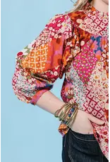 Ivy Jane Ivy Jane Patchwork Peasant Top