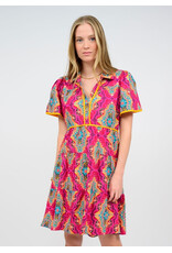 Uncle Frank Uncle Frank Medallion Tiered Dress