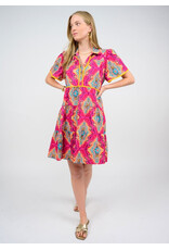 Uncle Frank Uncle Frank Medallion Tiered Dress