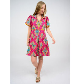Uncle Frank Uncle Frank Medallion Tiered Dress