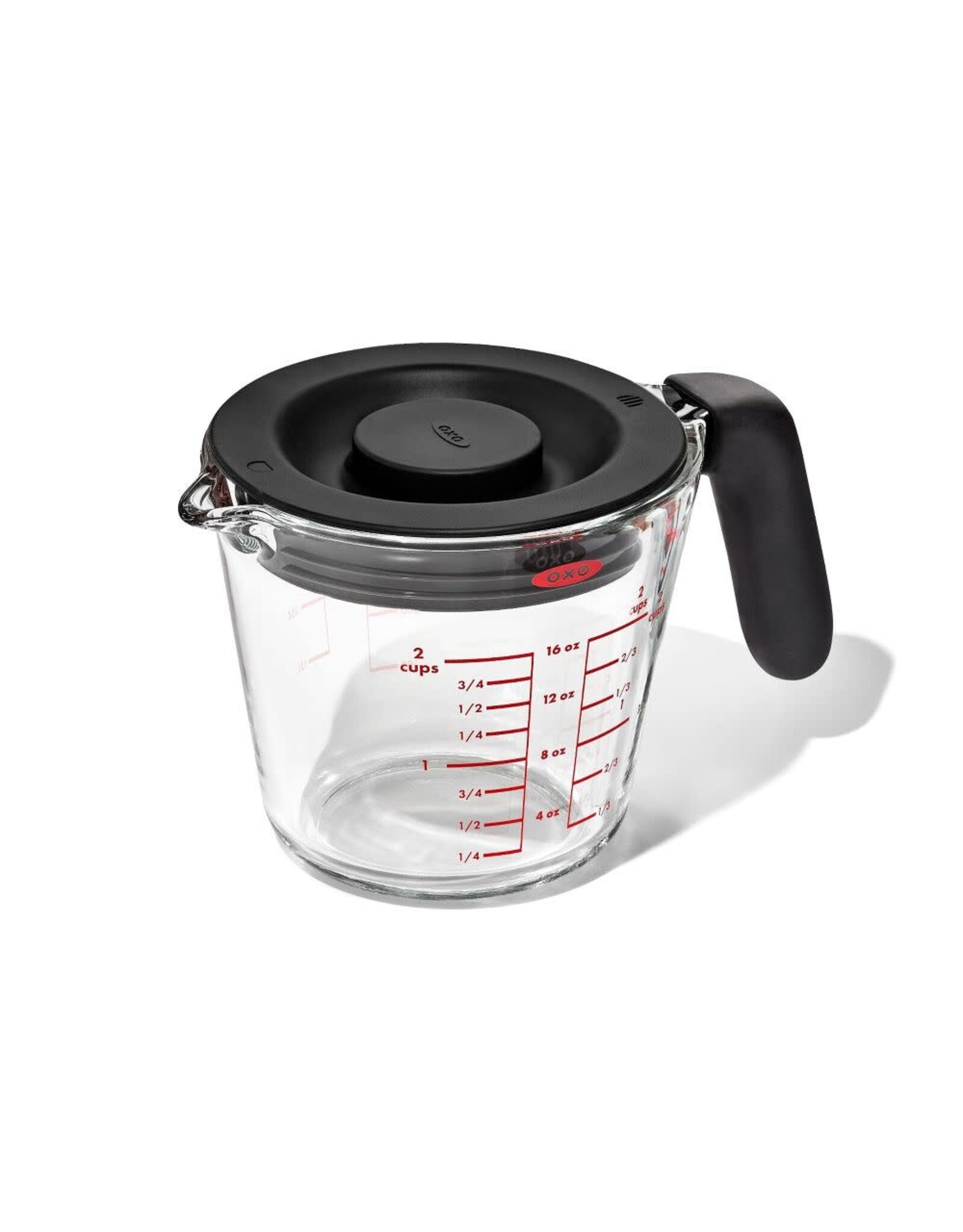 OXO OXO 2 Cup Glass Measuring Cup with Lid