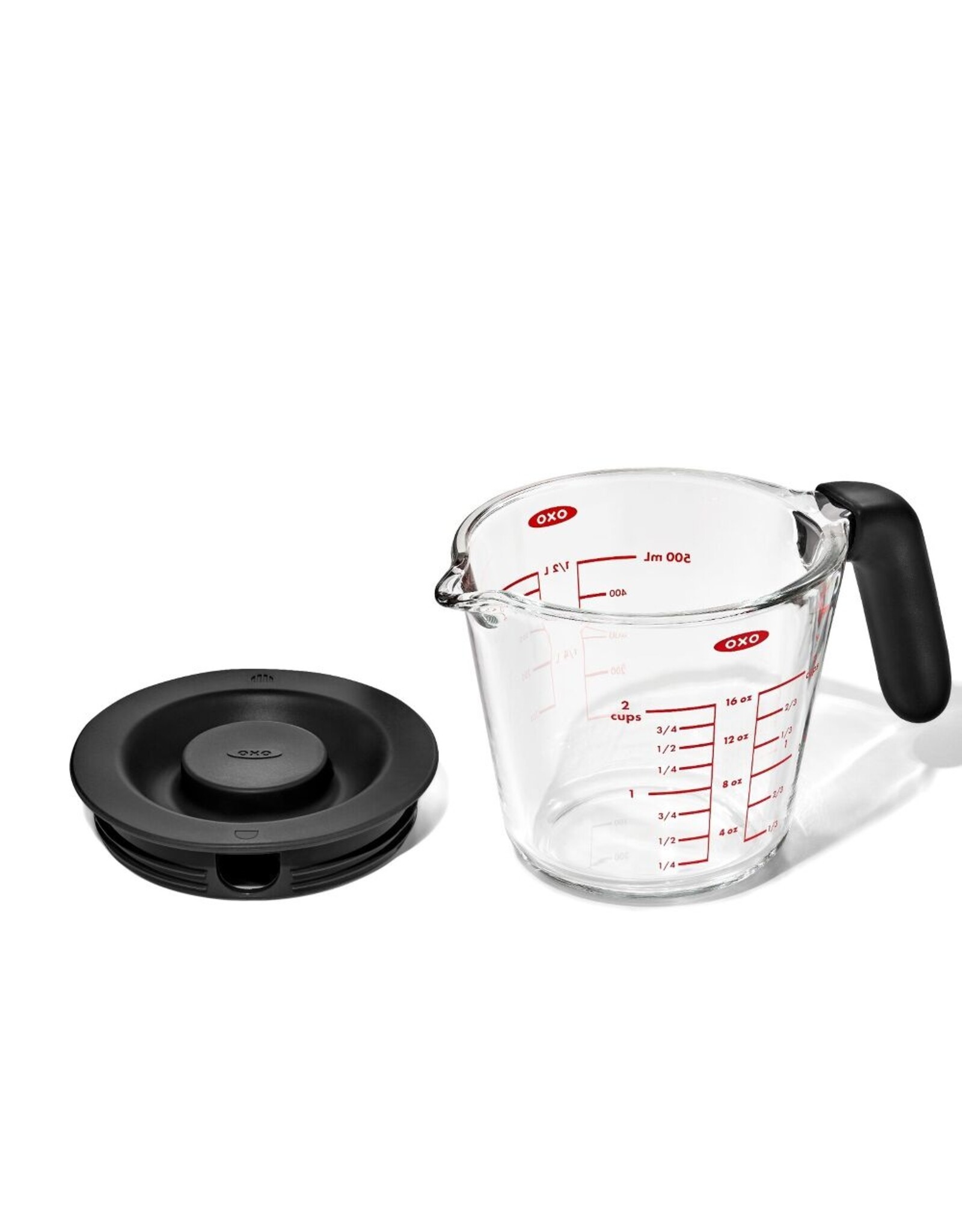 OXO OXO 2 Cup Glass Measuring Cup with Lid
