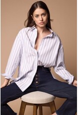 Tribal Tribal Blue Thread Brooke Hugging Straight Jeans