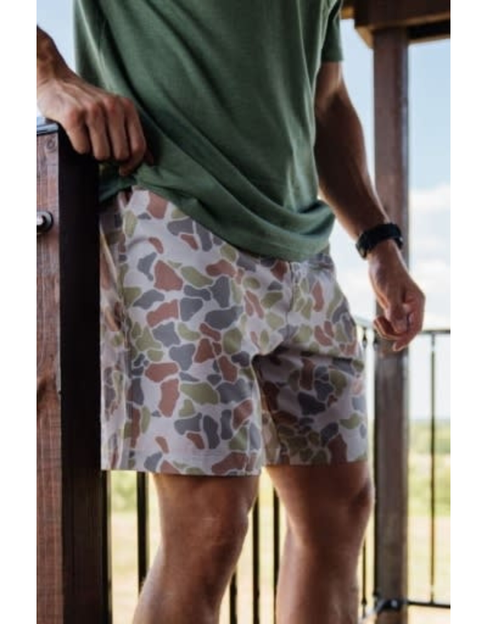 Burlebo Burlebo Everyday Short Driftwood Camo - Grey Pocket 7" (THE ORIGINAL)
