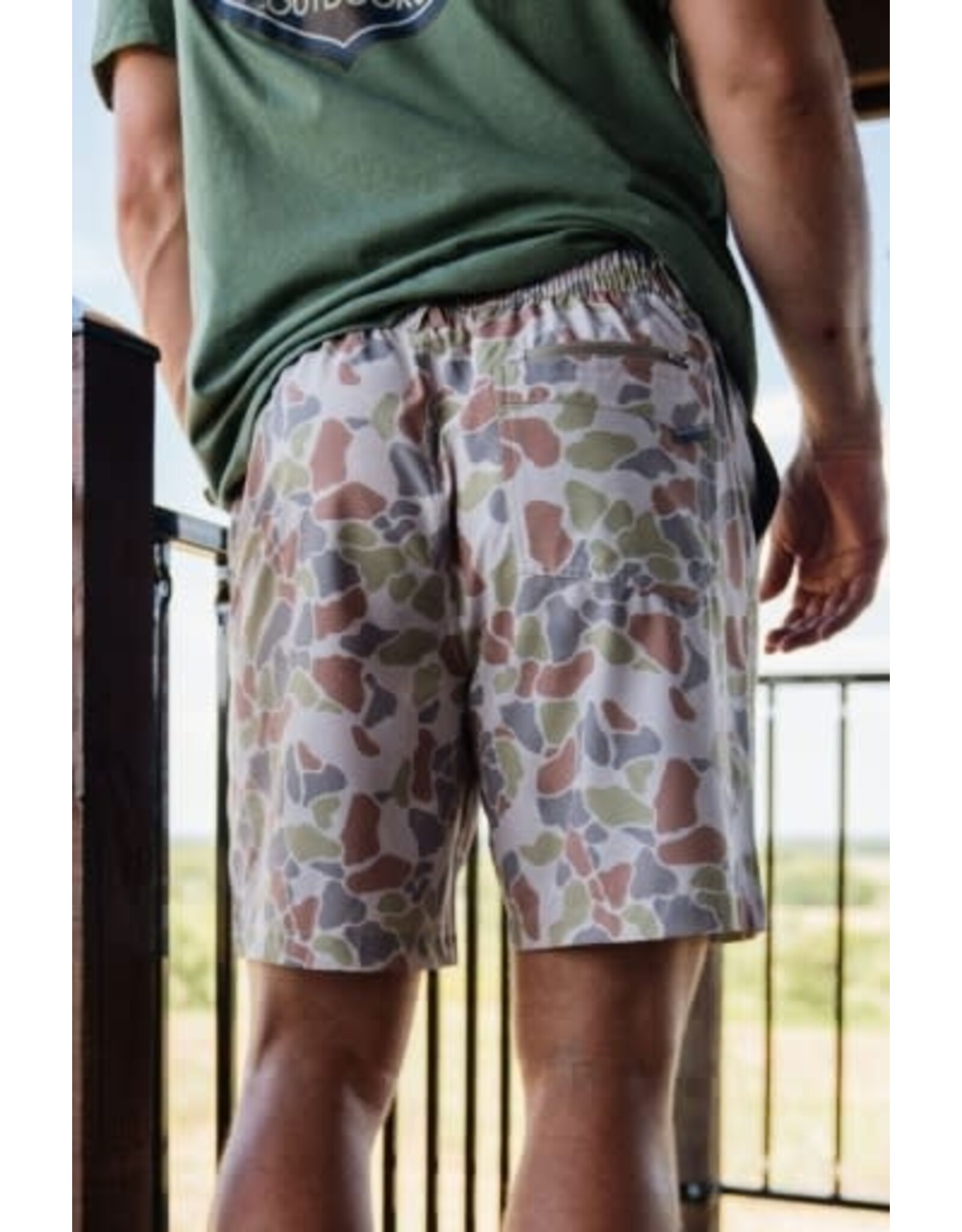 Burlebo Burlebo Everyday Short Driftwood Camo - Grey Pocket 7" (THE ORIGINAL)