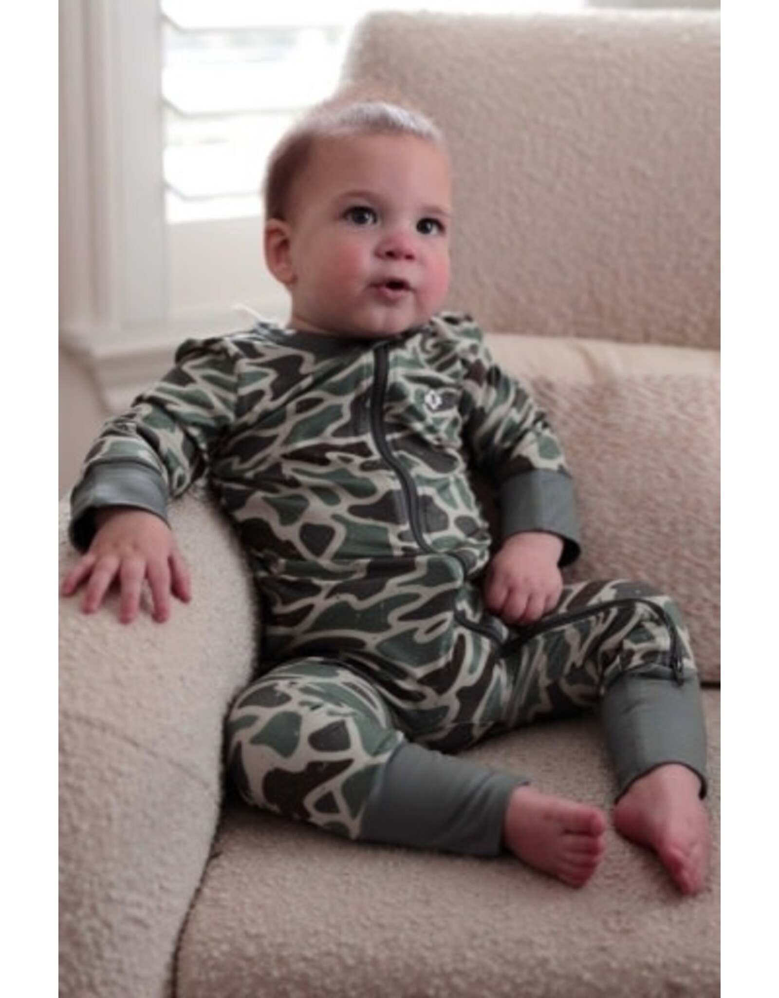 Burlebo Burlebo Baby Zip Up Onesie