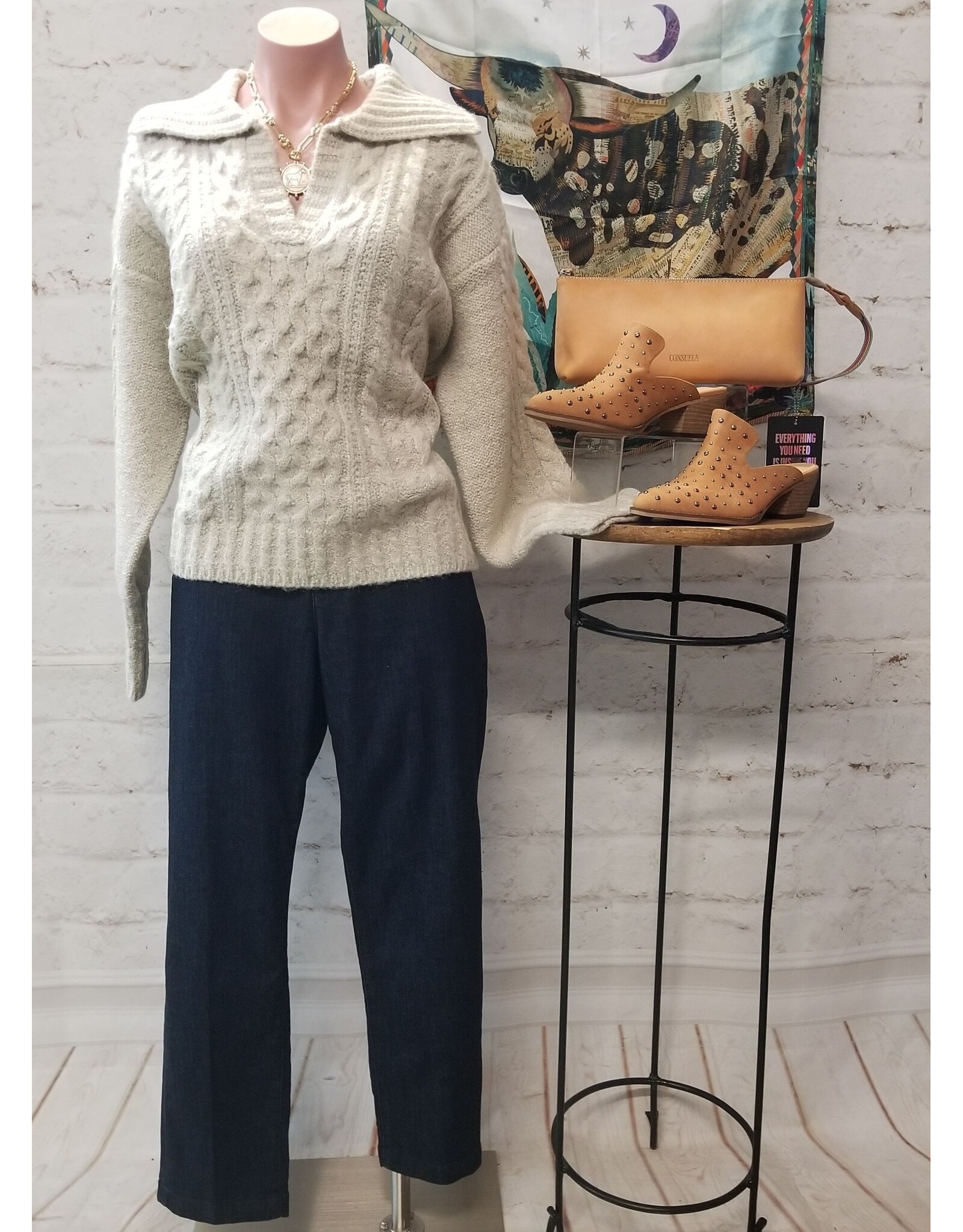 Dear John Denim Dear John Bastina Sweater Flax