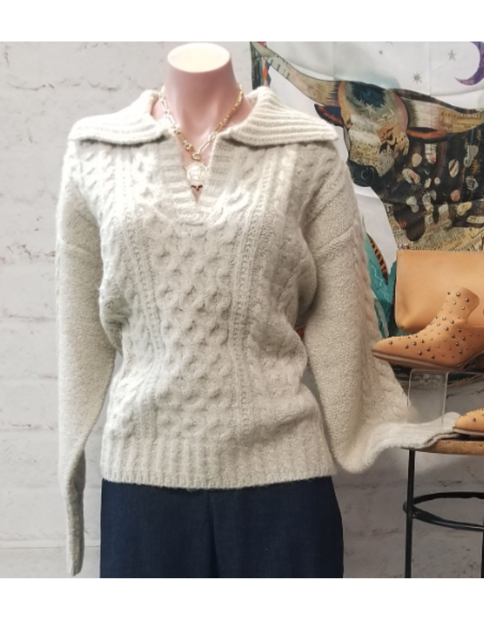 Dear John Denim Dear John Bastina Sweater Flax