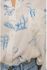 Whitney Western Print Shirt