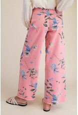 Felicity Floral Print Soft Stretch Twill Pants