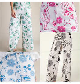 Clementine Floral Twill Pants