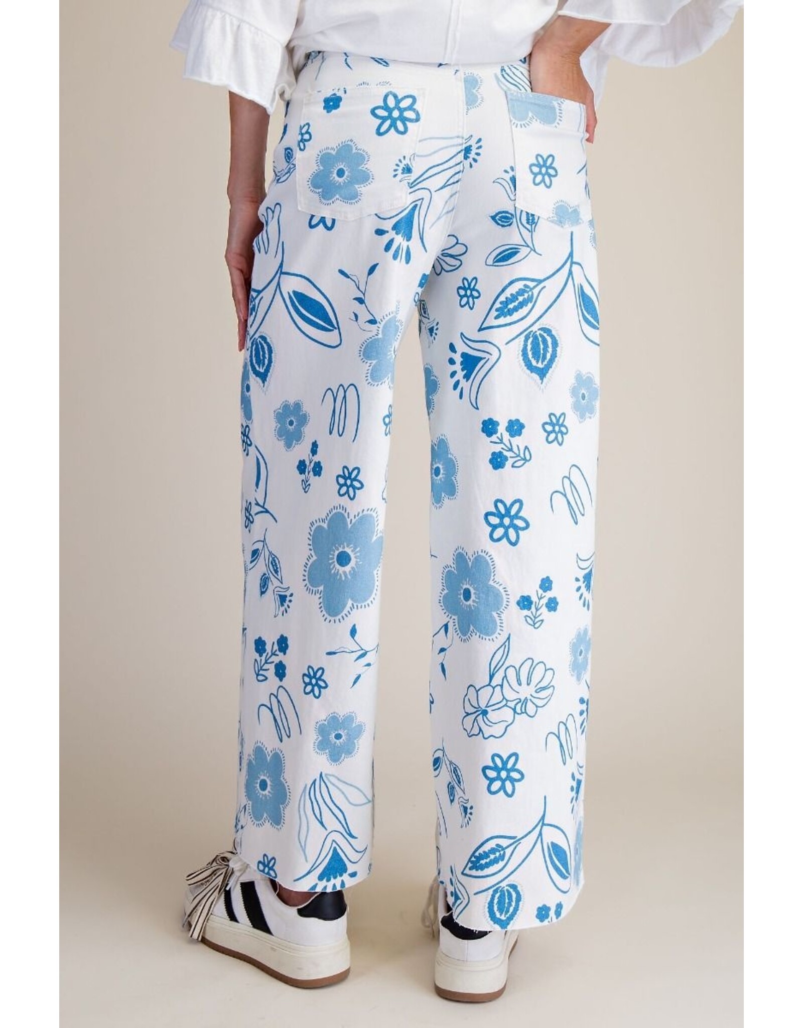 Clementine Floral Twill Pants