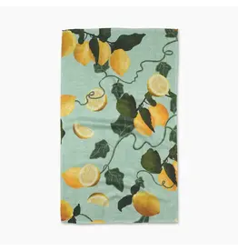 Geometry Amalfi Lemons Tea Towel