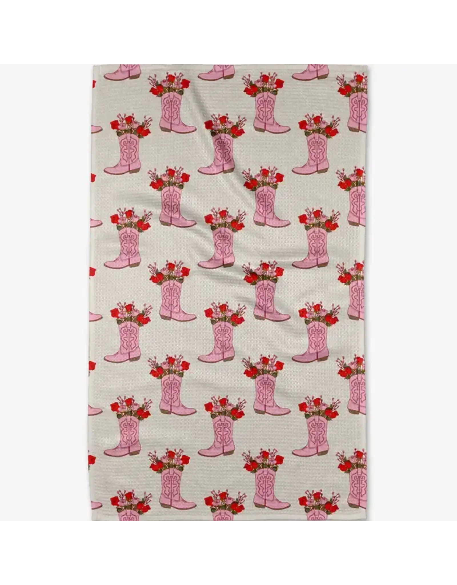 Geometry Cowgirl Boots Tea Towel