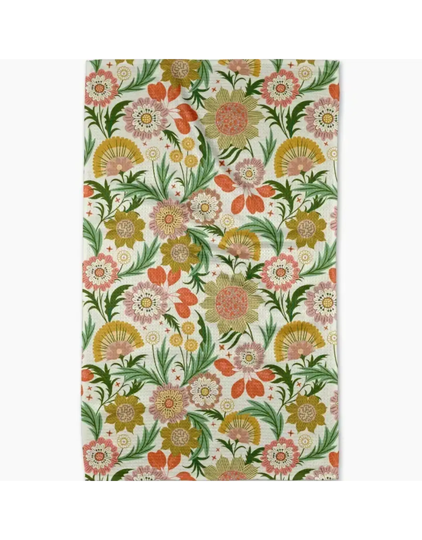 Geometry Garden Dreams Tea Towel